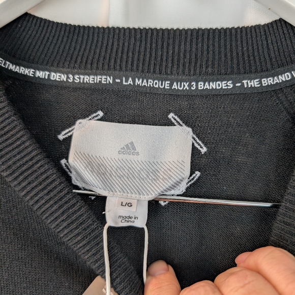 Adidas golf graphic sweater size L BNWT - Picture 5 of 13